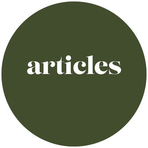 A circle with the word articles on it.