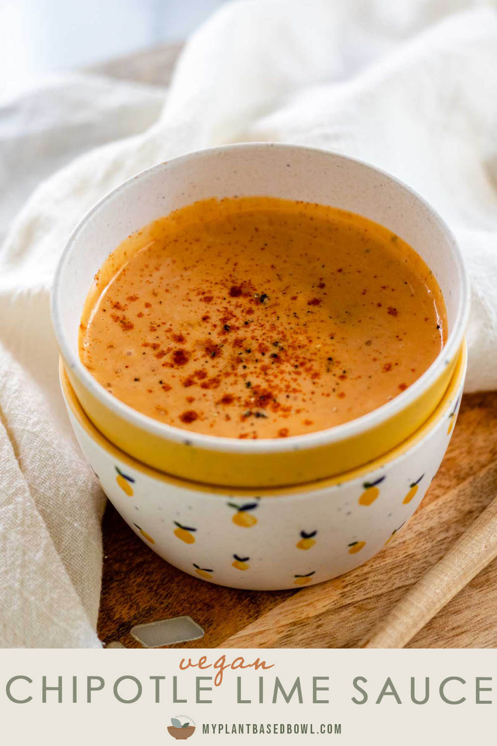 Chipotle Lime Sauce My Plant Based Bowl