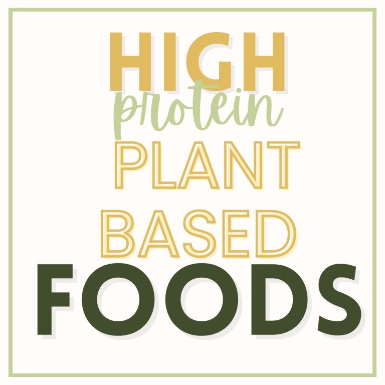 39 High Protein Plant-Based Foods